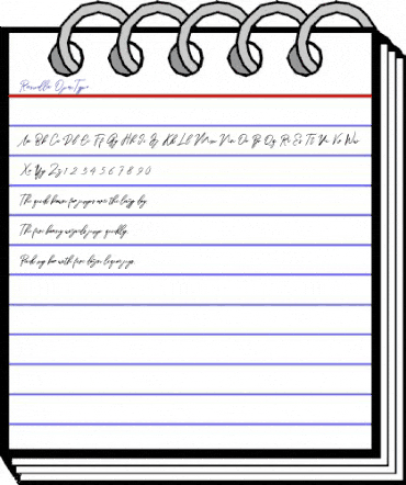 Ranuella Regular animated font preview Ranuella Regular animated font preview