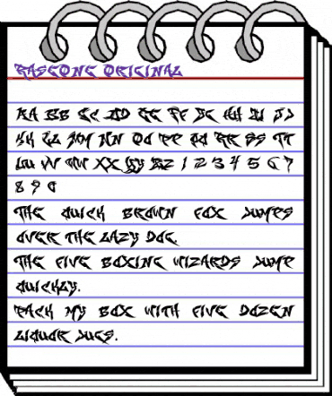 RaseOne Original animated font preview RaseOne Original animated font preview