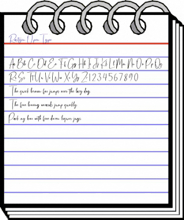 Rastyin Regular animated font preview Rastyin Regular animated font preview