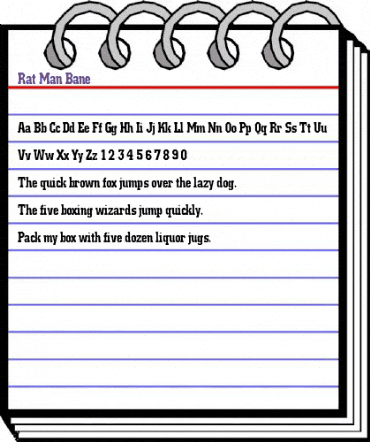 Rat Man Bane Regular animated font preview Rat Man Bane Regular animated font preview