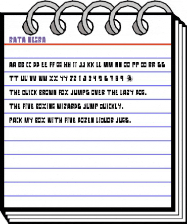 Rata Negra Regular animated font preview Rata Negra Regular animated font preview