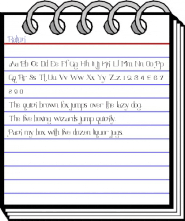 Ratigk Regular animated font preview