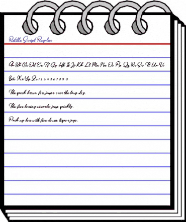 Ratilla Script Regular animated font preview Ratilla Script Regular animated font preview