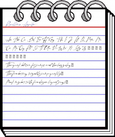 Raullina Aguste Regular animated font preview Raullina Aguste Regular animated font preview