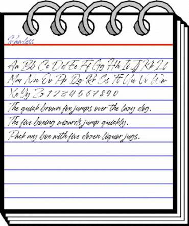 Rawless Regular animated font preview Rawless Regular animated font preview