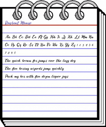 Raybent Mango Raybent Mango animated font preview Raybent Mango Raybent Mango animated font preview