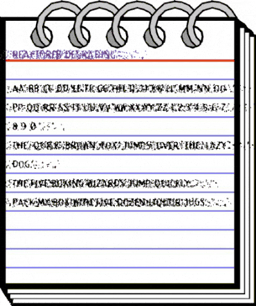 ReactorFB Regular animated font preview ReactorFB Regular animated font preview