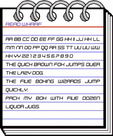 Read Wharf Regular animated font preview Read Wharf Regular animated font preview