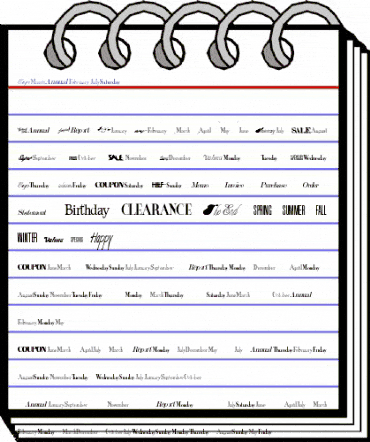 Readit! Regular animated font preview