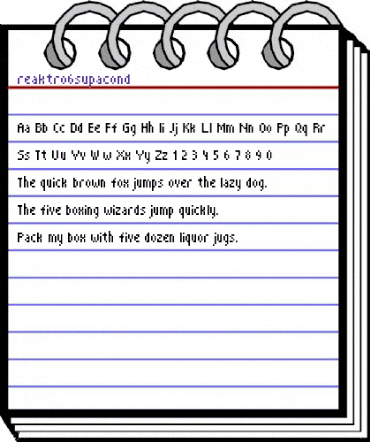 rktr6scd Regular animated font preview