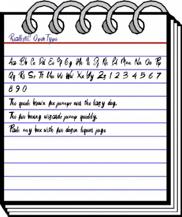 ReallistiC Regular animated font preview ReallistiC Regular animated font preview