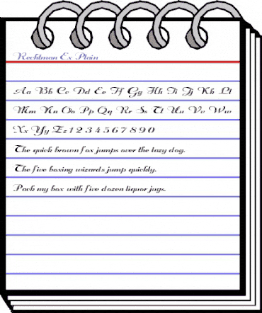 Rechtman Ex Plain animated font preview Rechtman Ex Plain animated font preview