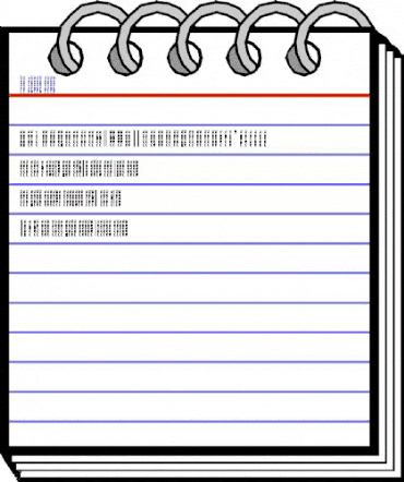 RecorderEyes Regular animated font preview