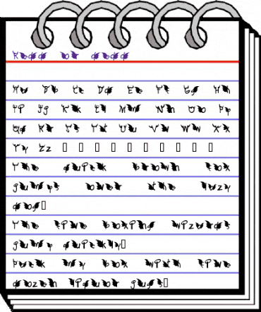 Redd or dedd Regular animated font preview Redd or dedd Regular animated font preview