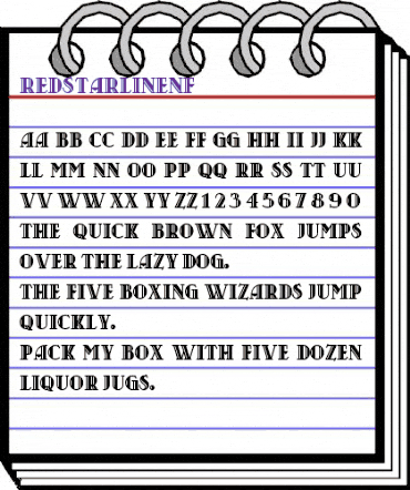 RedStarLineNF Medium animated font preview RedStarLineNF Medium animated font preview