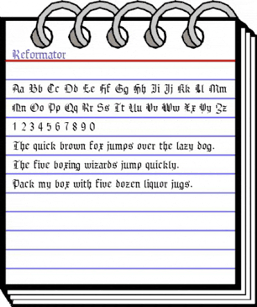 Reformator Regular animated font preview Reformator Regular animated font preview