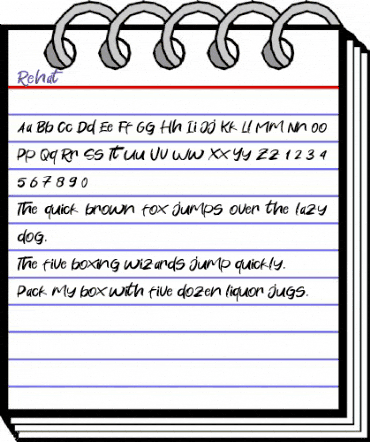 Rehat Regular animated font preview Rehat Regular animated font preview