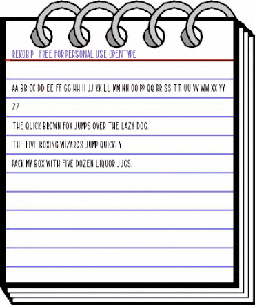 Rekobip - Free For Personal Use Regular animated font preview Rekobip - Free For Personal Use Regular animated font preview