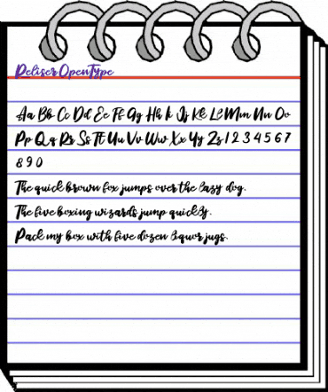Reliser Regular animated font preview Reliser Regular animated font preview