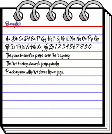 Remaglide Regular animated font preview Remaglide Regular animated font preview