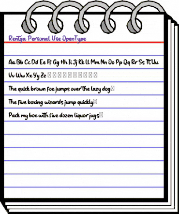 Rentga Personal Use animated font preview Rentga Personal Use animated font preview