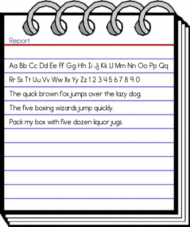 Report Regular animated font preview
