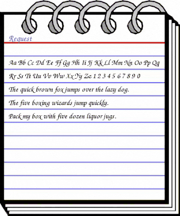 Request Regular animated font preview