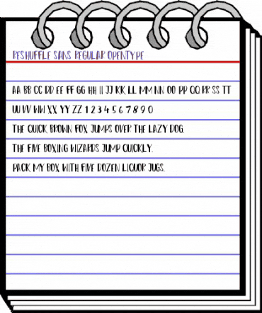 Reshuffle Sans Regular animated font preview Reshuffle Sans Regular animated font preview