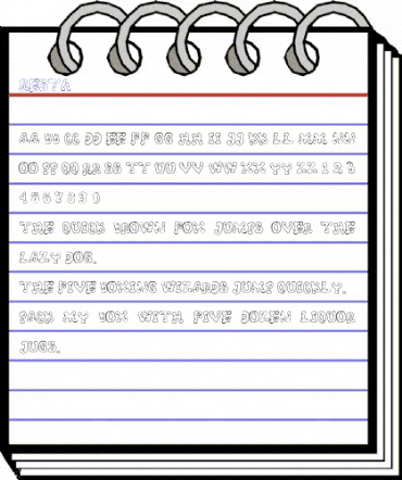 Resta Display Font Regular animated font preview