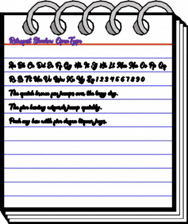 Retrofest Shadow Regular animated font preview