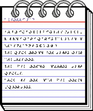 Revoxa Cut 2 Regular animated font preview