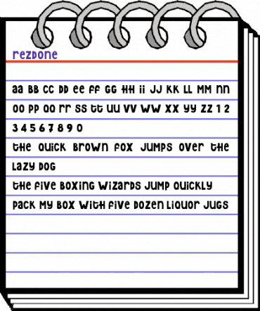 Rezdone Regular animated font preview Rezdone Regular animated font preview