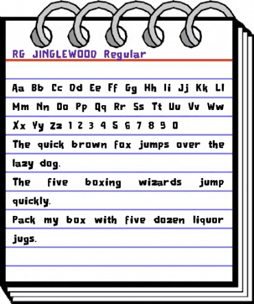 RG JINGLEWOOD Regular animated font preview RG JINGLEWOOD Regular animated font preview