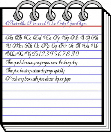 Rheinalita Personal Use Only Regular animated font preview Rheinalita Personal Use Only Regular animated font preview