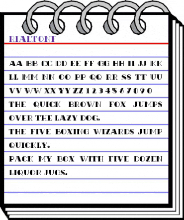 Rialto NF Regular animated font preview