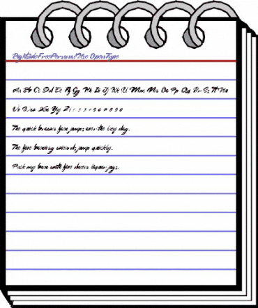 Rightside  Free Personal Use Regular animated font preview