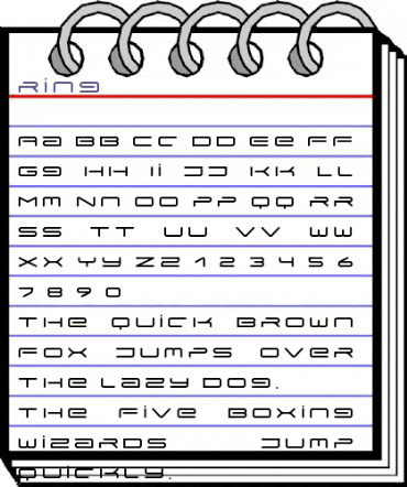 Ring Regular animated font preview