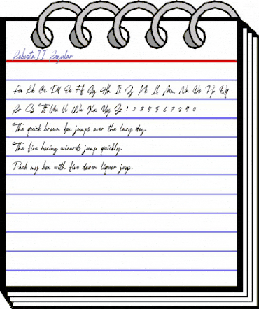 Robusta II Regular animated font preview