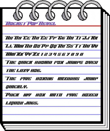 Rocket Pop Bevel Regular animated font preview