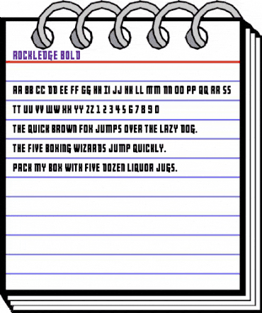 Rockledge Bold Bold animated font preview