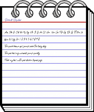 Rocksill Regular animated font preview