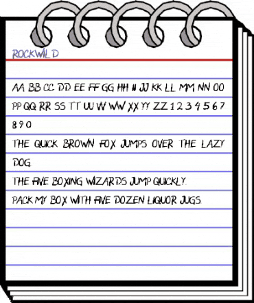 Rockwild Regular animated font preview