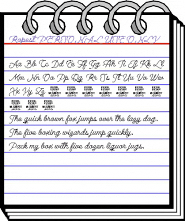 Ropest PERSONAL USE ONLY Regular animated font preview