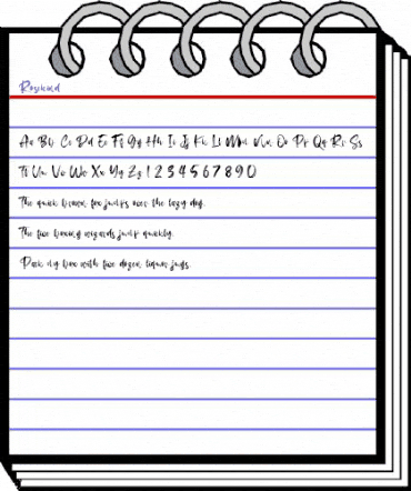 Rosekind Regular animated font preview