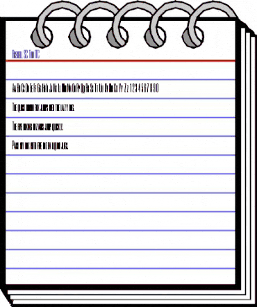 Roswell SC Two ITC Light animated font preview