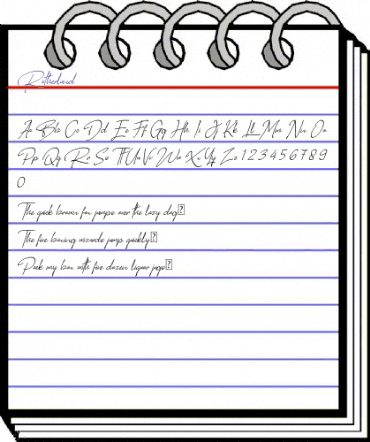 Rotherland Regular animated font preview