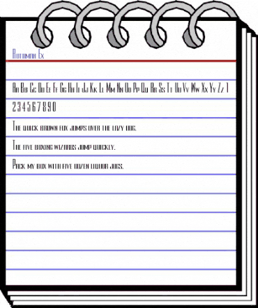 Rothman Ex Regular animated font preview