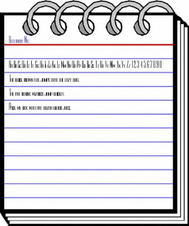 Rothman Wd Regular animated font preview