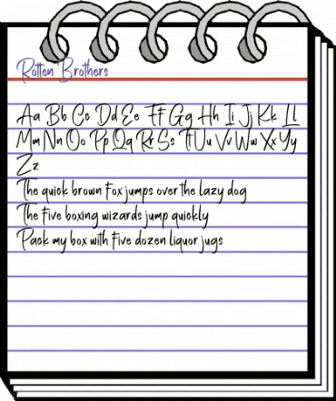 Rotten Brothers Regular animated font preview