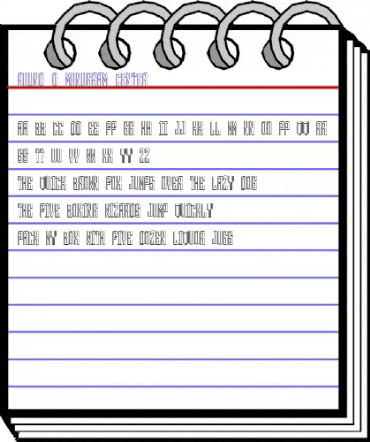 Round_3D_Monogram_Center Regular animated font preview